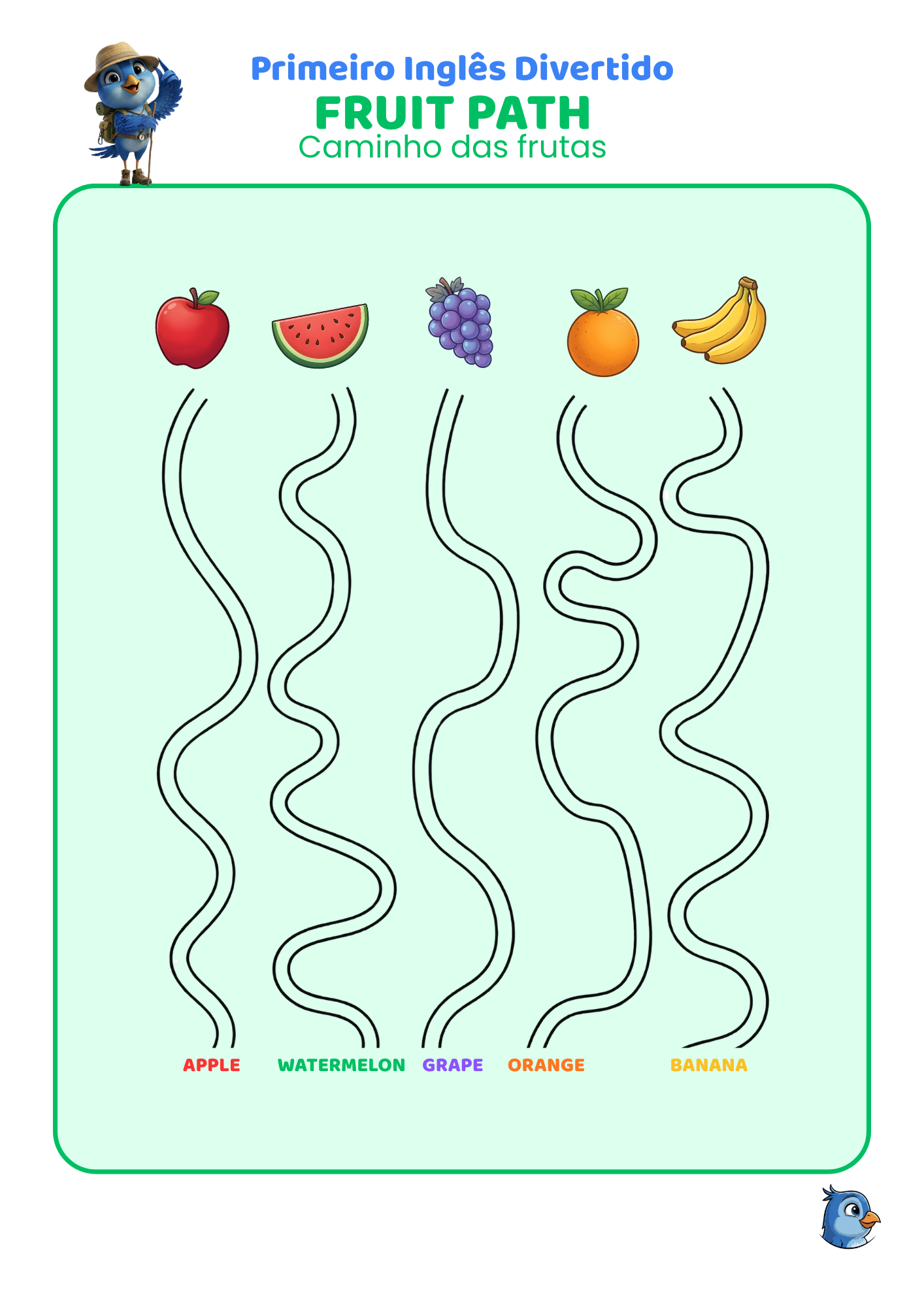 Exemplo de atividade educativa do ebook